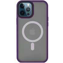 Чехол TPU+PC Metal Buttons with MagSafe 14 Pro (6.1") - purple