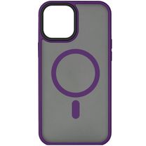 Чохол TPU+PC Metal Buttons with MagSafe iPhone 15 (6.1) - purple