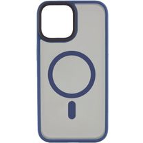 Чехол TPU+PC Metal Buttons with MagSafe iPhone 15 Pro Max (6.7) - blue