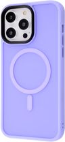 Чохол WAVE Matte Insane Case with MagSafe iPhone 14 Pro Max - light purple + стекло в подарок!