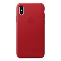 Шкіряний чохол  Leather Case iPhone XS Max red