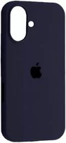 Чехол Silicone Case Full Protective (AA) для Apple iPhone 16 (6.1") (Темно-синий/Midnight blue)