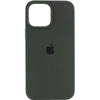 Чехол Silicone Case Full Protective (AA) для Apple iPhone 16 Plus (6.7") (Зеленый/Cyprus Green)