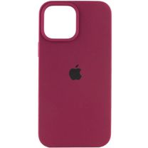 Чохол Silicone Case Full Protective (AA) для Apple iPhone 16 Plus (6.7") (Бордовий / Maroon)
