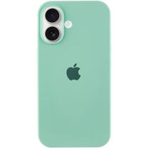 Чехол Silicone Case Full Protective (AA) для Apple iPhone 16 Plus (6.7") (Бирюзовый/Turquoise)
