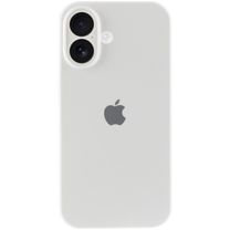 Чехол Silicone Case Full Protective (AA) для Apple iPhone 16 Plus (6.7") (Белый/White)