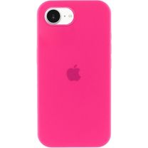 Чехол Silicone Case Full Protective (AA) для Apple iPhone 16e (6.1") (Розовый / Barbie pink)