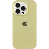 Чехол Silicone Case Full Protective (AA) для Apple iPhone 16 Pro Max (6.9") (Желтый/Mellow Yellow)