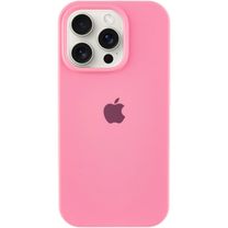 Чохол Silicone Case Full Protective (AA) для Apple iPhone 16 Pro (6.3") (Рожевий / Pink)