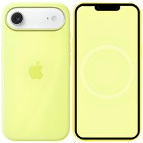 Чехол Silicone Case with MagSafe iPhone 17 Air neon yellow Чехол Silicone Case with MagSafe iPhone 17 Air neon yellow