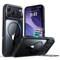 Чехол ESR для iPhone 17 Pro Max - Classic Hybrid, Kikstand MagSafe, Clear/ Black (283301)