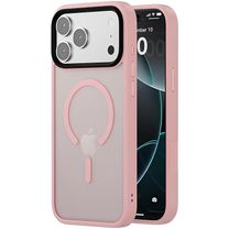 Чехол TPU+PC Metal Buttons with MagSafe iPhone 17 Pro (6.3") (Розовый / Pink) Чехол TPU+PC Metal Buttons with MagSafe iPhone 17 Pro (6.3") (Розовый / Pink)