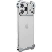 Чохол Minimalist Metal Bumper для Apple iPhone 17 Pro Max (6.9") (Silver)