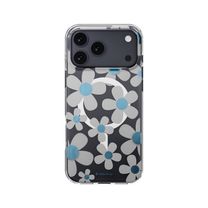 Чохол SwitchEasy Fleur M 3D Pattern Case with MagSafe for iPhone 17 Pro Max/ 18 Pro Max, Blue Grey
