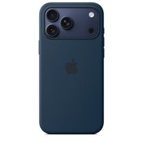 Чехол Silicone Case with MagSafe + Button iPhone 17 Pro Midnight