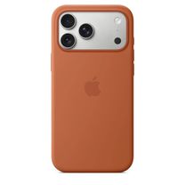 Чехол Silicone Case with MagSafe + Button iPhone 17 Pro Terra Cotta