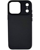 Чехол iPhone 17 Pro Kevlar Soft touch with MagSafe /black Чехол iPhone 17 Pro Kevlar Soft touch with MagSafe /black