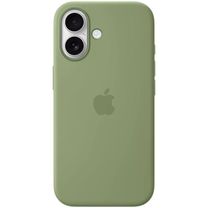 Чехол Silicone Case with MagSafe + Button iPhone 17 Light Moss