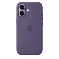 Чехол Silicone Case with MagSafe + Button iPhone 17 Purple Fog