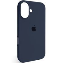 Чохол Silicone Case with MagSafe + Button iPhone 17 Midnight
