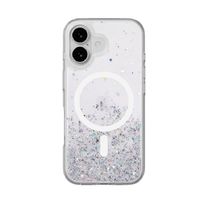 Чехол SwitchEasy Starfield M 3D Glitter Case with MagSafe for iPhone 17, Transparent/White Ring Чехол SwitchEasy Starfield M 3D Glitter Case with MagSafe for iPhone 17, Transparent/White Ring