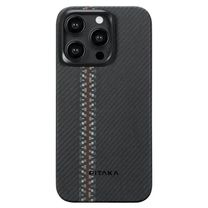 Чехол Pitaka MagEZ Case 4 Fusion Weaving Rhapsody for iPhone 15 Pro (FR1501P)