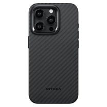 Чохол Pitaka MagEZ Case Pro 4 Twill 1500D Black/Grey for iPhone 15 Pro (KI1501PP)
