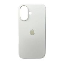 Чохол Silicone Case Open Camera iPhone 16, #09, White