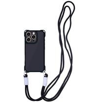 Чехол TPU CrossBody with straps для Apple iPhone 15 Pro Max (6.7") (Black)