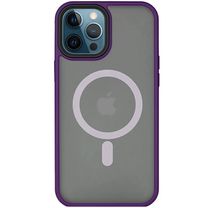 Чехол TPU+PC Metal Buttons with MagSafe iPhone 14 Pro Max (6.7") - purple