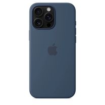 Чохол Silicone Case with MagSafe + Button iPhone 16 Pro Max Denim copi