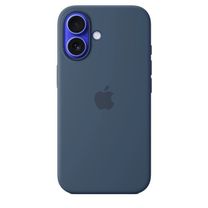 Чохол Silicone Case with MagSafe + Button iPhone 16 Denim copi