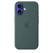Чехол Silicone Case with MagSafe + Button iPhone 16 Lake Green copi