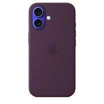 Чохол Silicone Case with MagSafe + Button iPhone 16 Plum copi