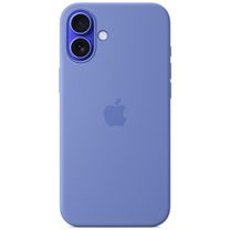 Чехол Silicone Case with MagSafe + Button iPhone 16 Periwinkle