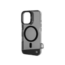Чохол Kajsa Aluminium Shield with Magnetic Ring iPhone 16 Pro (black smoke)
