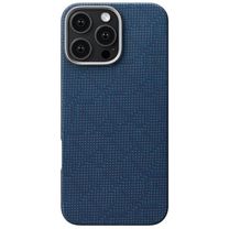 Чехол Pitaka Tactile Woven Case Monogram Dark Blue for iPhone 16 Pro Max (KI1603PTKP)
