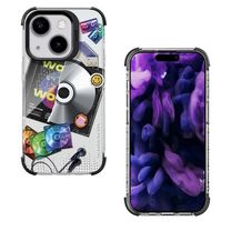 Чехол-накладка LAUT POP RETRO MUSIC with MagSafe for iPhone 15 Colourful (L_IP23A_POP_RM)