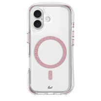 Чохол-накладка LAUT AERO SPARKLE with MagSafe for iPhone 16 Plus Crystal Pink (L_IP24C_AS_P)