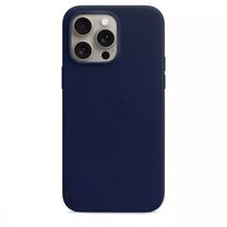 Чохол Leather Case with MagSafe iPhone 15 Pro Pacific Blue
