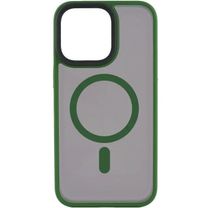 Чехол TPU+PC Metal Buttons with MagSafe iPhone 12/12 Pro - green