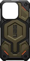 Чохол UAG для Apple iPhone 15 Pro Max Monarch, Kevlar Elemental Green (11429811397B)