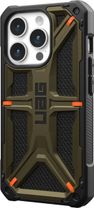Чохол UAG для Apple iPhone 15 Pro Monarch, Kevlar Elemental Green (11427811397B)