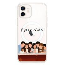 Чехол Print FRIENDS with MagSafe iPhone 12 | 12 PRO Cafe