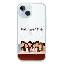 Чехол Print FRIENDS with MagSafe iPhone 13 Cafe