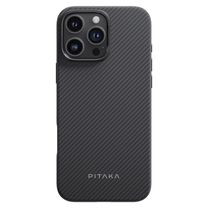 Чехол Pitaka Military-Grade Protective Case Classic Twill 600D Black/Grey for iPhone 16 Pro (KI1601PPA)