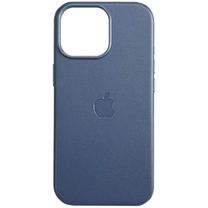Чохол Leather Case with MagSafe iPhone 16 Pro Blue