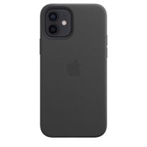 Чехол Leather Case with MagSafe 12 /12 Pro ( 6.1) Black Чехол Leather Case with MagSafe 12 /12 Pro ( 6.1) Black