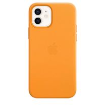 Чехол Leather Case with MagSafe 12 /12 Pro ( 6.1) California Poppy