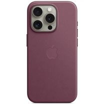 Чохол Leather Case with MagSafe iPhone 15 Pro Max Mulberry
